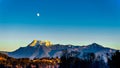 Cheam Mountain in the Fraser Valley of BC Canada Royalty Free Stock Photo