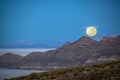 Moon Setting in Bolivia