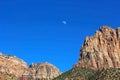 Watchman Mountain, Zion National Park Royalty Free Stock Photo