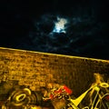 Moon shot of graffiti wall in Hasselt