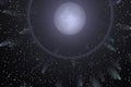 Moon and stars Royalty Free Stock Photo