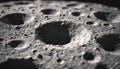Moon surface. Deep crater. The texture of the moon\'s surface Royalty Free Stock Photo