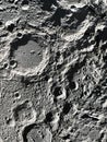 Moon surface. Seamless texture background Royalty Free Stock Photo