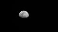 Moon, time lapse, night sky, moves from bottom to top of screen, Full moon crossing from left right in clear sky having no clouds