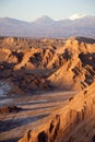 Moon Valley in Atacama desert near San Pedro Royalty Free Stock Photo