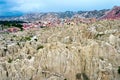 Moon Valley in La Paz, Bolivia Royalty Free Stock Photo