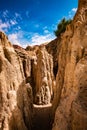 Moon Valley scenery near La Paz in Bolivia Royalty Free Stock Photo