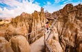 Moon Valley scenery near La Paz in Bolivia Royalty Free Stock Photo