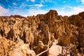 Moon Valley scenery near La Paz in Bolivia Royalty Free Stock Photo