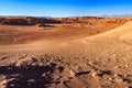 Moon valley / valle de la luna in the Atacama desert, Chile Royalty Free Stock Photo