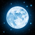 Moon in vector Royalty Free Stock Photo