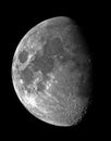 Moon Waxing Gibbous Royalty Free Stock Photo