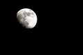 Moon (Waxing Gibbous) Royalty Free Stock Photo