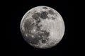 Moon Waxing Gibbous 04.14.22 Royalty Free Stock Photo