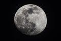 Moon Waxing Gibbous 03.15.22 Royalty Free Stock Photo