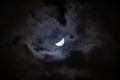 Moon on Yucatan Royalty Free Stock Photo