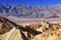 Moon Zabriskie Point Death Valley National Park Royalty Free Stock Photo