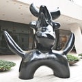 Moonbird by Joan Miro in New York - Spanish surrealist artist created a monumental bronze called Oiseau lunaire or moonbird.