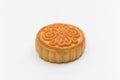 Mooncake, Chinese Midautumn festival dessert with copyspace