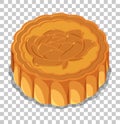 A mooncakes isolated on transparent background