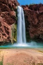 Mooney Falls, Havasu Canyon, Havasupai Indian Reservation, Arizona Royalty Free Stock Photo