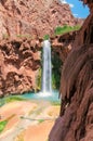 Mooney Falls, Havasu Canyon, Supai, Grand Canyon, Arizona Royalty Free Stock Photo