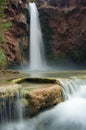 Mooney Falls and Travertine Cascades Royalty Free Stock Photo