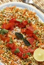 Moong Dal gajjar chaat from India Royalty Free Stock Photo