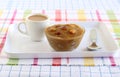 Moong Dal Halwa Indian Festival Dasara Sweet Dish and Tea