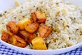 Moong dal Rice and Potato Curry