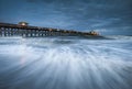 Moonlight Folly Beach Pier Charleston SC Coast