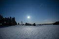 Moonlight landscape