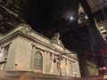 Moonlight night in New York City