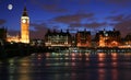 Moonlight over London