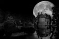 Moonlight refections Royalty Free Stock Photo