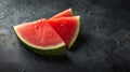 Moonlit Delight: A Captivating Slice of Watermelon