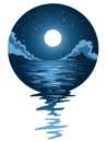 Moonlit Serenity: Beautiful Nighttime Sea Landscapes for Relaxation and Imagination
