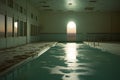 Moonlit Silence Caresses Abandoned Pool, Echoing Forgotten Summers