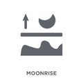 Moonrise icon from Weather collection.