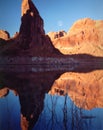 Moonrise, Lake Powell, Page, Arizona Royalty Free Stock Photo