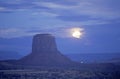 Moonrise Over Monument Valley