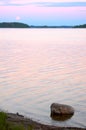 Moonrise on Seliger lake