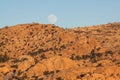 Moonrise at Watson Lake Prescott Arizona Royalty Free Stock Photo