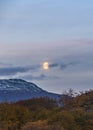 Moonscape and andes mountains, tierra del fuego, argentina Royalty Free Stock Photo