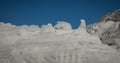 Moonscape beach Sarakiniko, Milos, Greece Royalty Free Stock Photo