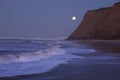 Moonset at Half Moon Bay