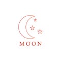 MoonStar  icon Royalty Free Stock Photo