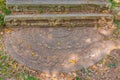 moonstone at Anuradhapura cultural sight in Sri lanka