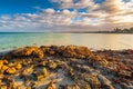 Moonta Bay foreshore with caravan park in the background, South Australia