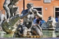 Moor Fountain, Piazza Navona, Rome, Italy